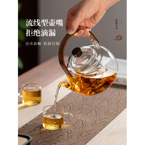 加厚玻璃新款家用電陶爐煮茶壺
