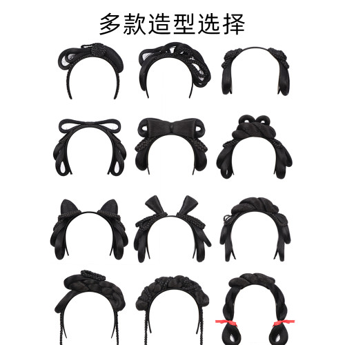 一躰式古代明制造型女童假發包