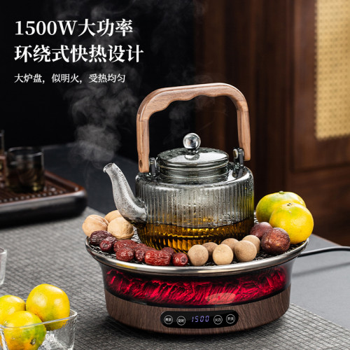 圍爐煮茶電爐2025新款電陶爐煮茶壺煮茶器煮茶爐茶壺器具全套套裝