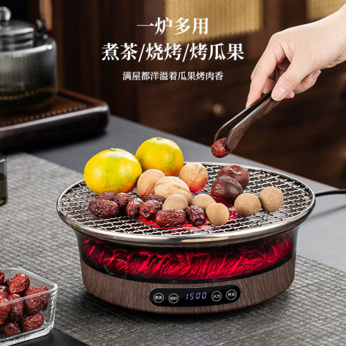 圍爐煮茶電爐2025新款電陶爐煮茶壺煮茶器煮茶爐茶壺器具全套套裝