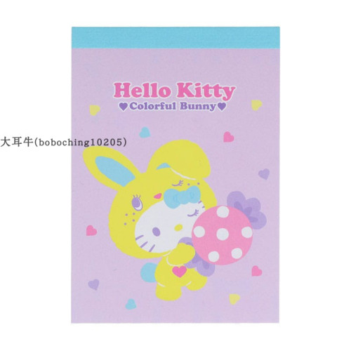 (大耳牛)24年6月日本版kitty三麗鷗卡通動漫便條本(50週年)正品