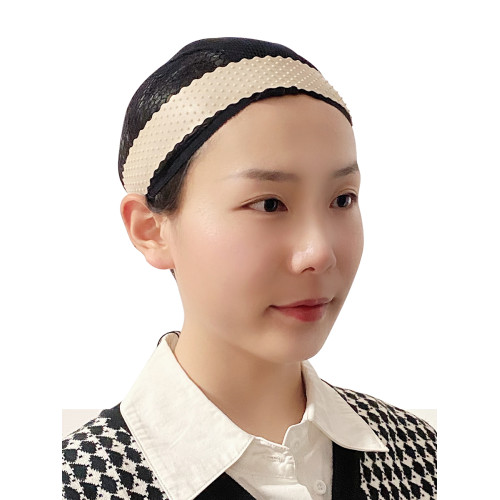 假發防滑帶防掉壓發矽膠發帶加長束發帶cos固定發網高彈力網套女
