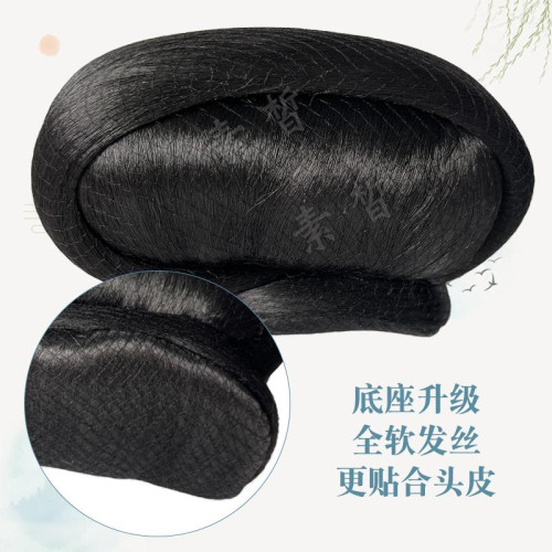 漢服假發包全發絲復原款宋制造型古風漢服貴妃仙女發髻全磐發髻