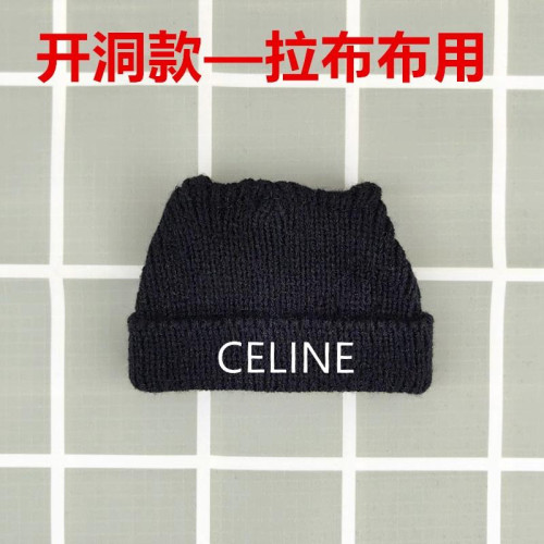 LABUBU 17cm馬卡龍掛件百搭帽子
