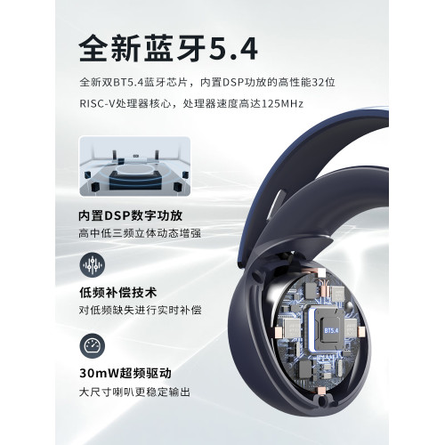 蛇聖跑步骨傳導開放式藍牙耳機