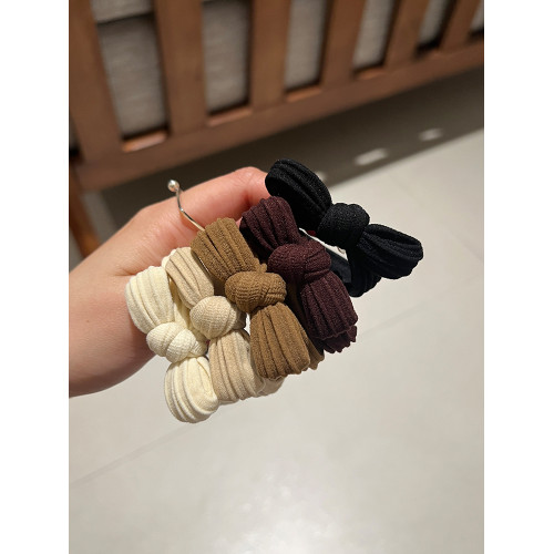 蝴蝶結發繩高彈力耐用無接縫皮筋