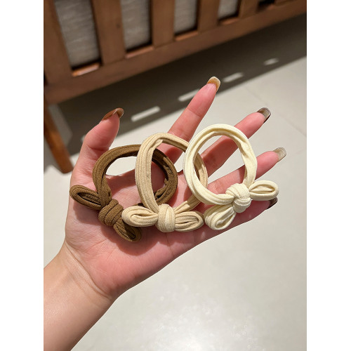 蝴蝶結發繩高彈力耐用無接縫皮筋