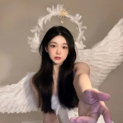 洛麗塔聖母光環十字架天使羽毛翅膀百走秀拍照萬聖節服飾穿搭道具