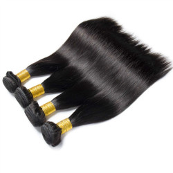 廠家現貨非洲假發女straight化纖發簾倣真發human hair發束100g