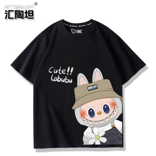 潮卡通短袖男女夏季純棉衣服周邊