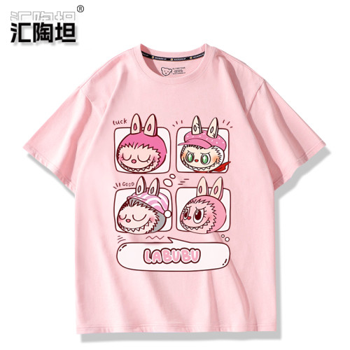 潮卡通短袖男女夏季純棉衣服周邊