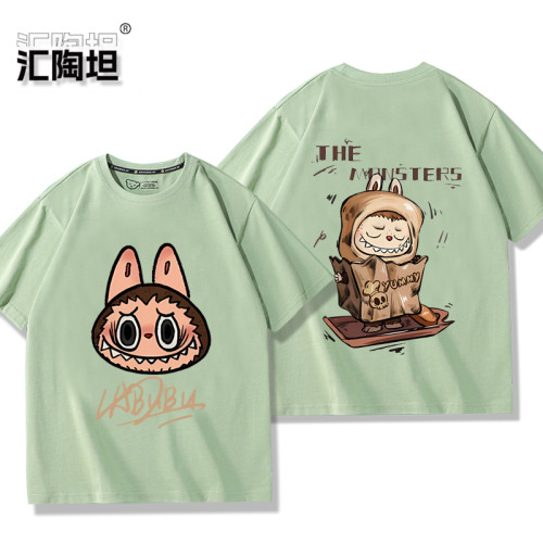 潮卡通短袖男女夏季純棉衣服周邊