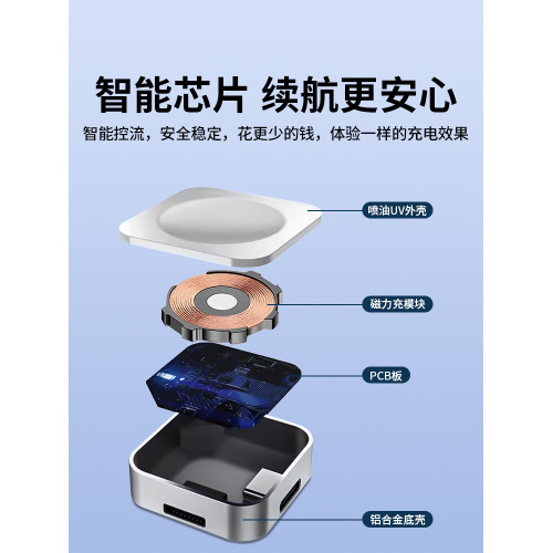 apple便攜底座快充頭磁吸蘋果