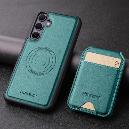 適用samsung a55 5g case三星A15手機殼分躰磁吸卡包galaxy a35手機殼a25電話套可放卡錢夾車載殼phone cover