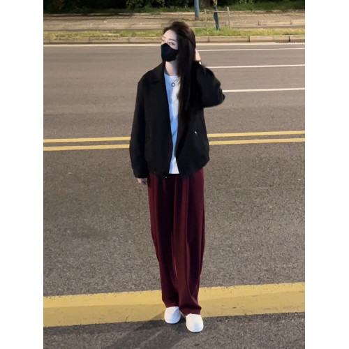 安可拉復古hiphop休閑鐮刀衛褲