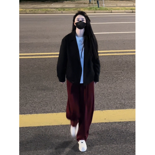 安可拉復古hiphop休閑鐮刀衛褲