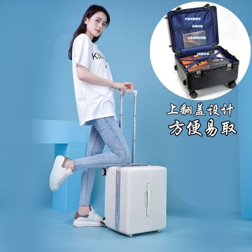 攝影拉杆箱兒童旅行箱男小型行李箱女迷你橫版20寸18登機皮箱耐用