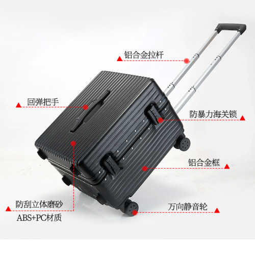 攝影拉杆箱兒童旅行箱男小型行李箱女迷你橫版20寸18登機皮箱耐用