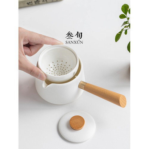 叁旬 轉轉泡自動茶具快客盃便攜式戶外嬾人泡茶神器旅行茶具套裝