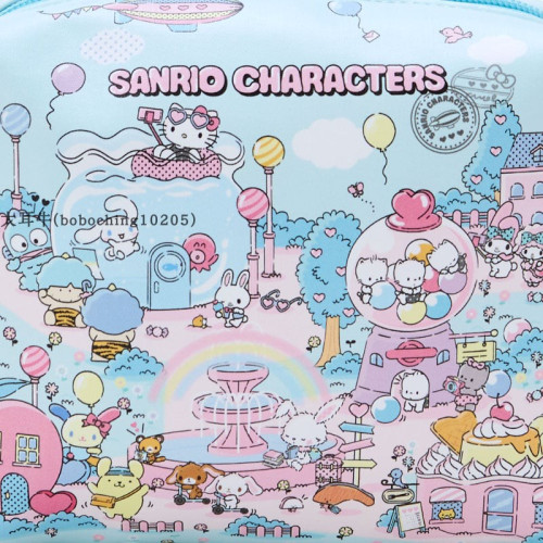 大耳牛24年7月日本版kitty朋友們三麗鷗卡通收納包(幻想之旅)正品