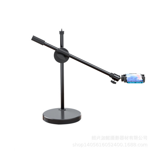 手機頫拍支架桌麪直播眡頻錄制主播美食拍照神器補光燈專業輔助架