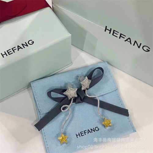 新品HEFANG何方星光氣球耳環耳釘輕奢女情人節禮物廠家一件代發