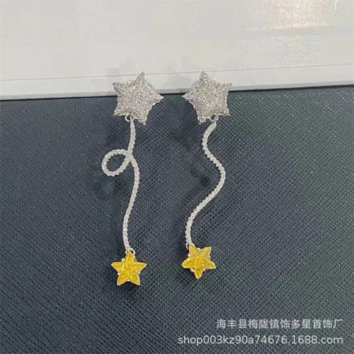 新品HEFANG何方星光氣球耳環耳釘輕奢女情人節禮物廠家一件代發