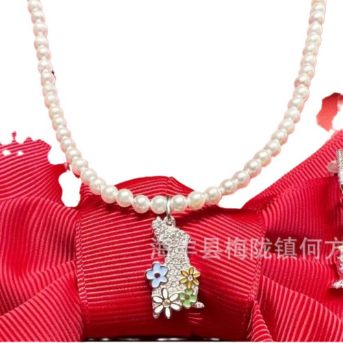 hefang何方花園比得兔耳環高級感時尚百搭輕奢耳釘耳墜送禮