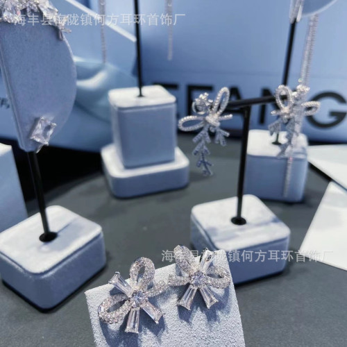hefang何方雪花流囌長款耳環長飄帶耳釘高級輕奢