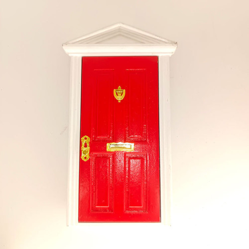 dollhouse配件1：12娃娃屋木門娃娃屋裝飾配件