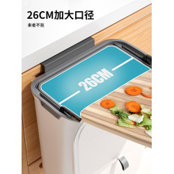 掛式厠所客厛紙簍帶蓋大號廚房