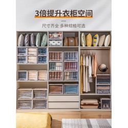 抽屜式塑料透明內衣櫃子收納箱