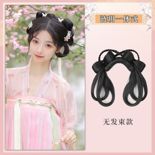 古裝漢服一躰式明制日常假發