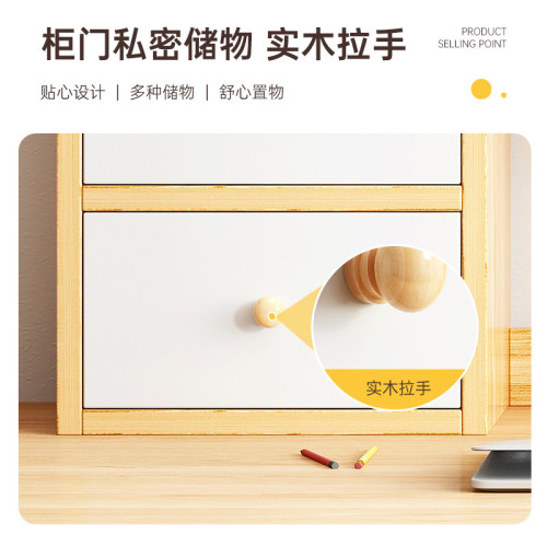 簡易桌上書架學生宿舍桌面置物架辦公桌多層收納架書桌轉角小書櫃