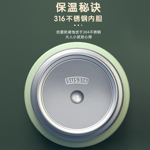 316不鏽鋼燜燒杯女雙層多功能保溫飯盒一人用悶燒壺罐桶燜粥神器
