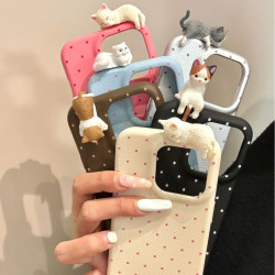 好多貓咪呀14ProMax手機殼iPhone15Pro新13女款12軟11蘋果16