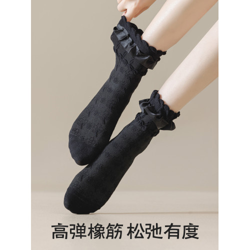 襪子女Lolita花邊日系洛麗塔蕾絲