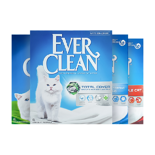 EverClean鉑鑽原裝進口膨潤土貓砂5.4kg速凝低塵除臭貓沙