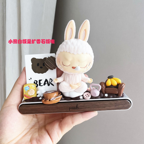 泡泡瑪特Labubu電話號碼牌挪車