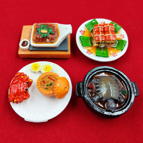 海陸大餐倣真美食創意磁性冰箱貼家居餐飲店裝飾廠家直銷