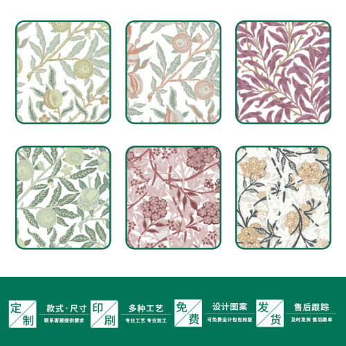 帆布袋莫裡斯油畫復古手提袋大容量拉鍊托特包帆布包