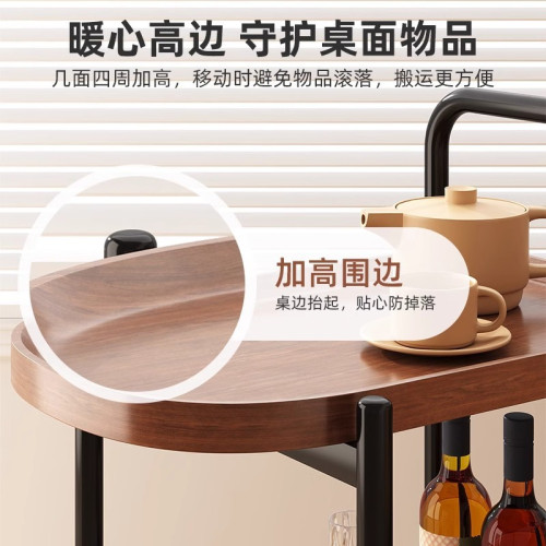 邊桌小茶幾可移動客厛沙發角幾雙層滑輪迷你茶桌簡約臥室床頭邊幾