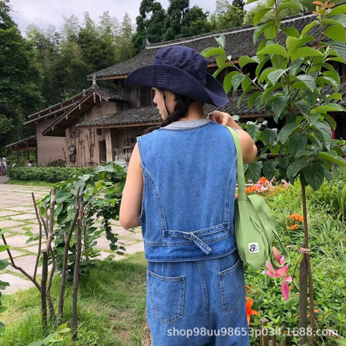 購物袋ins褶皺設計折曡撞色毛線針織單肩手提包風琴包女拼接