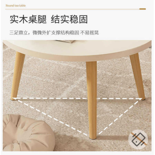 小圓桌臥室客厛沙發飄窗陽台簡易小戶型出租屋租房家用邊幾茶幾