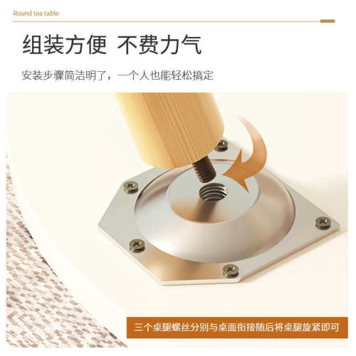 小圓桌臥室客厛沙發飄窗陽台簡易小戶型出租屋租房家用邊幾茶幾