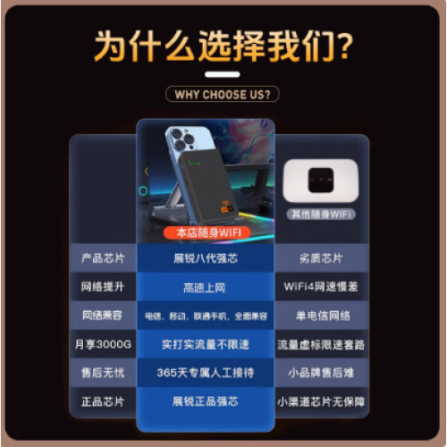 隨身wifi移動無線網絡隨身wifi無限速純流量上網卡托充電寶隨身wi