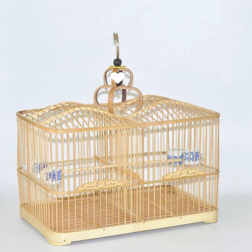 竹制鳥籠大全排籠玉鳥黃豆竹制鳥具手工相思鳥新款竹籠竹子