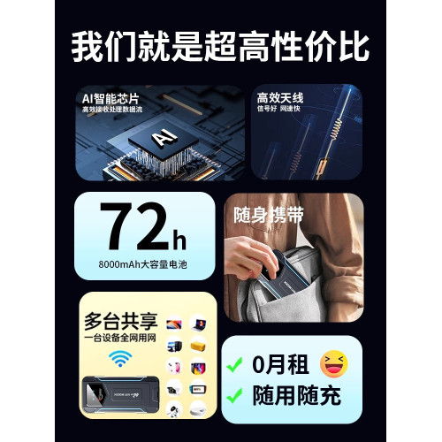 隨身wifi2024新款三網通無線移動網絡免插卡全國通用4g便攜式家用