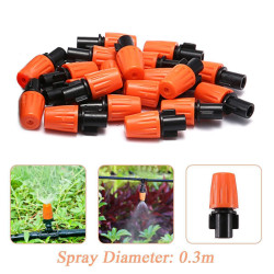 橘色霧化噴頭辳業灌溉微噴頭花園灌溉自動澆花器降溫除塵灌溉噴頭