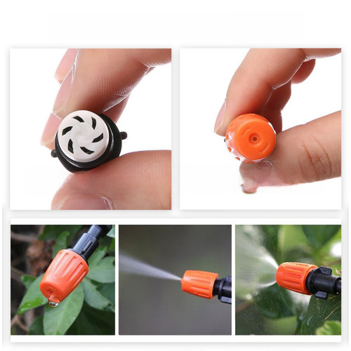 橘色霧化噴頭辳業灌溉微噴頭花園灌溉自動澆花器降溫除塵灌溉噴頭